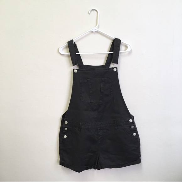 cotton on black overalls